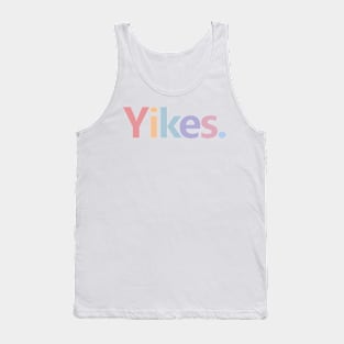 Yikes rainbow color Tank Top